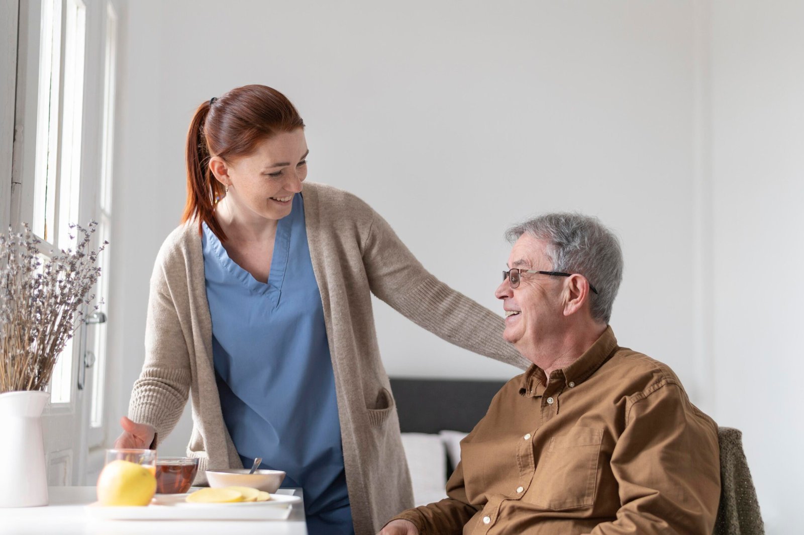 Companionship care and friendly conversation at home